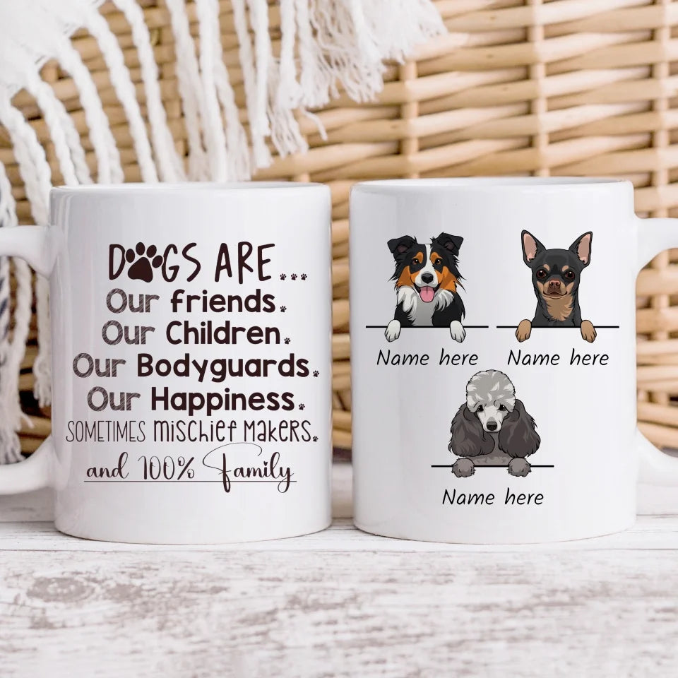 Dogs are Family Mug