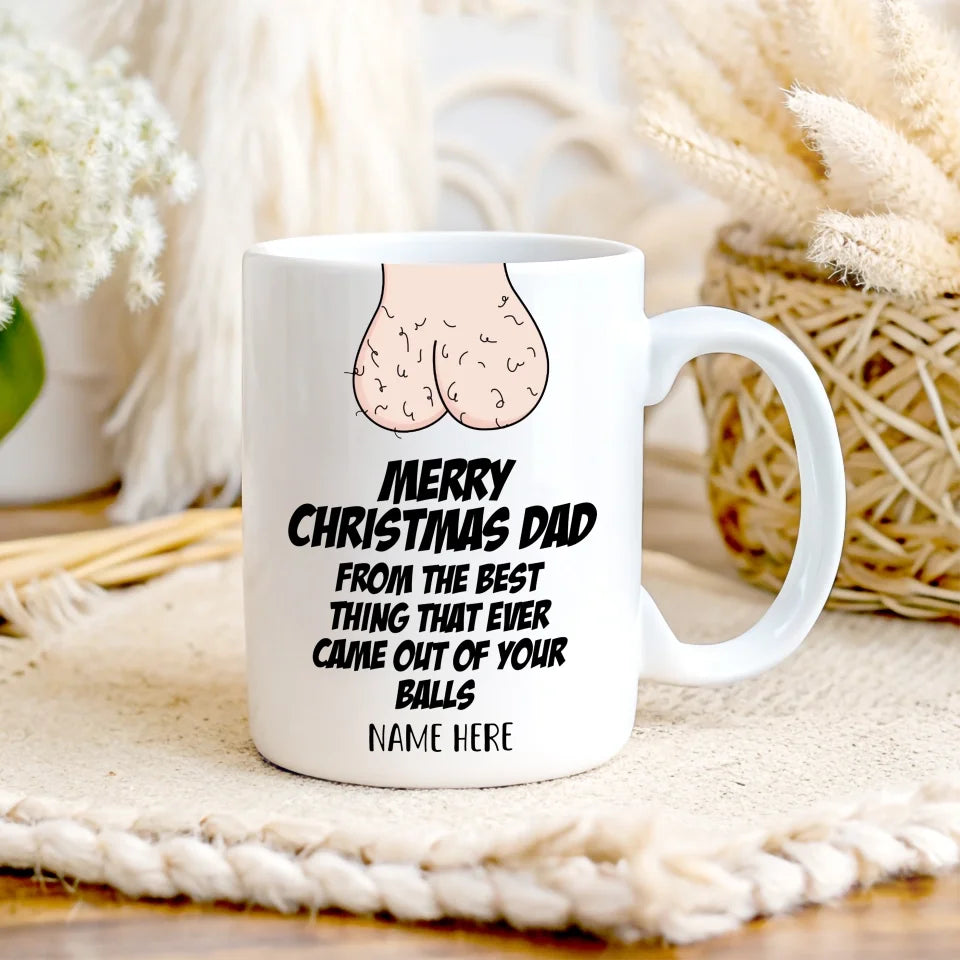 Merry Christmas Dad Mug