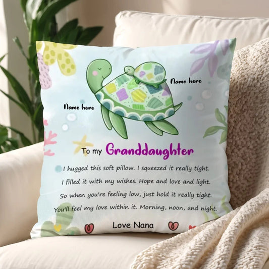 To My Granddaughter Cushion