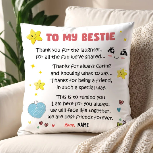 To My Bestie Cushion