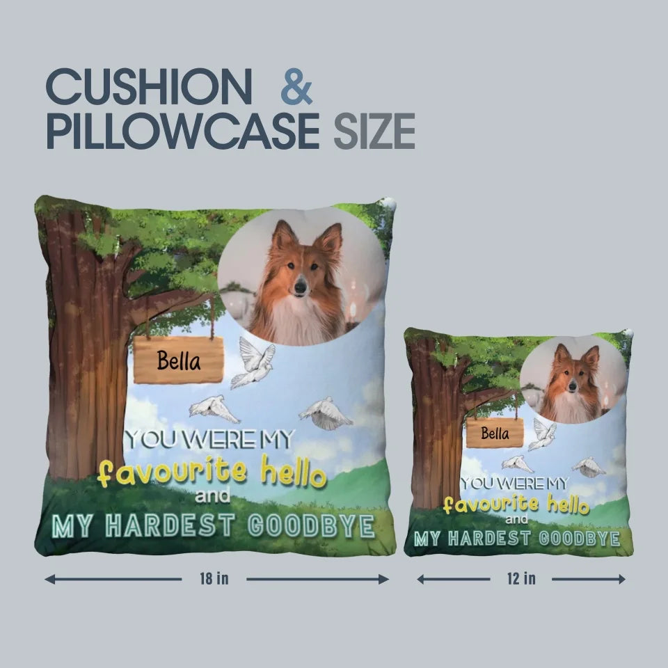 Pet Dedication Design Cushion